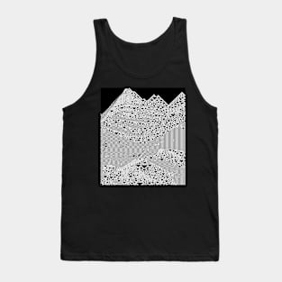 Mountain Glitch #4 - Contemporary Exclusive Modern Design Tank Top